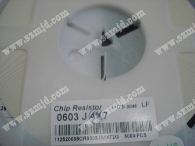 芯片电阻 Chip resistor  0603 J 4K7