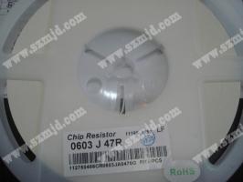 芯片电阻 Chip resistor  0603 J 47R