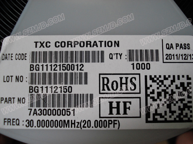 7A30000051 Crystal Oscillator