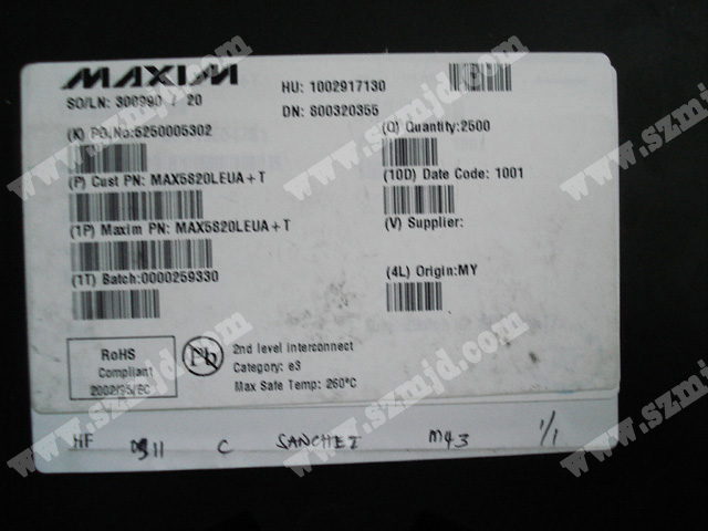 MAX5820LEUA