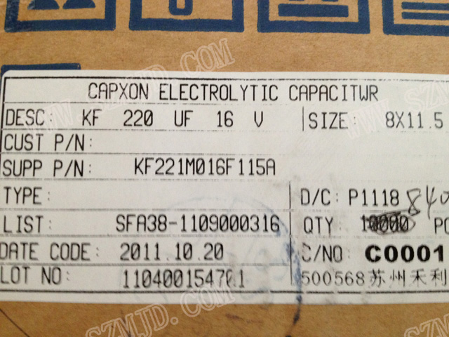 Capacitor 220UF 16V