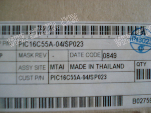 PIC16C55A-04