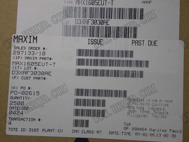 MAX1605EUT