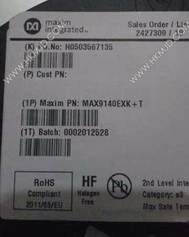 MAX9140EXK