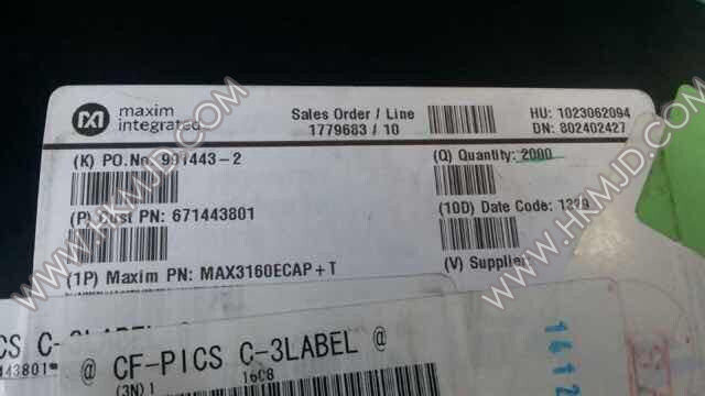 MAX3160ECAP