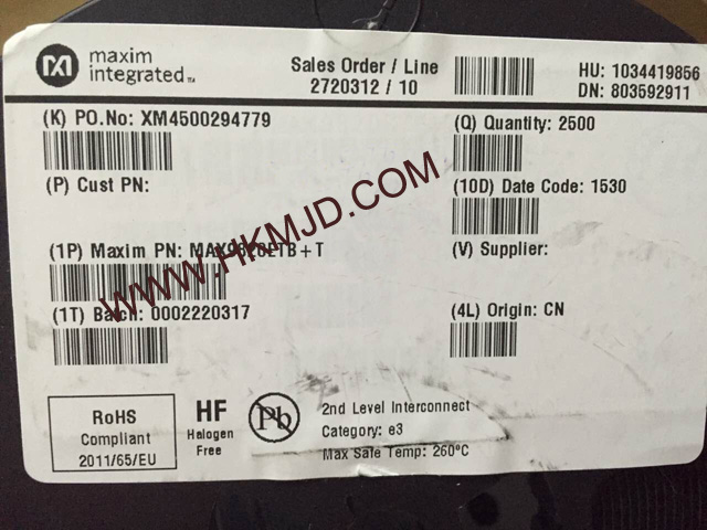 MAX9820ETB