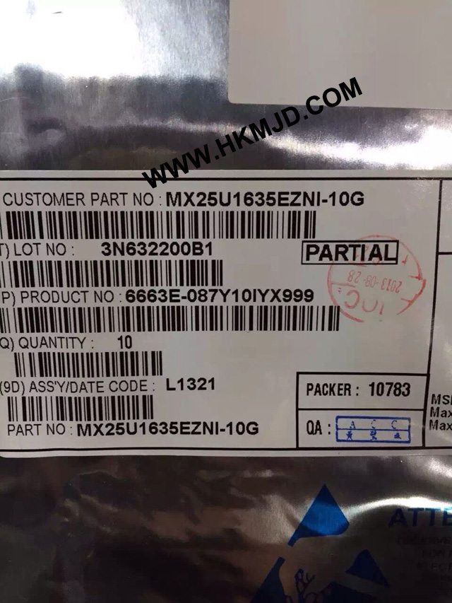 MX25U1635EZNI-10G