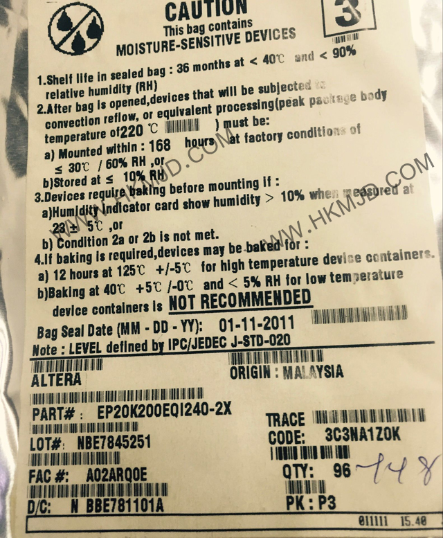 EP20K200EQI240-2X