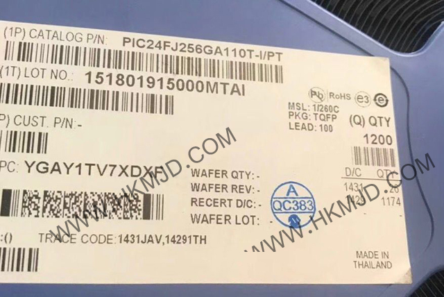 PIC24FJ256GA110T-I/PT