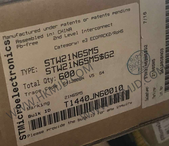 STW21N65M5