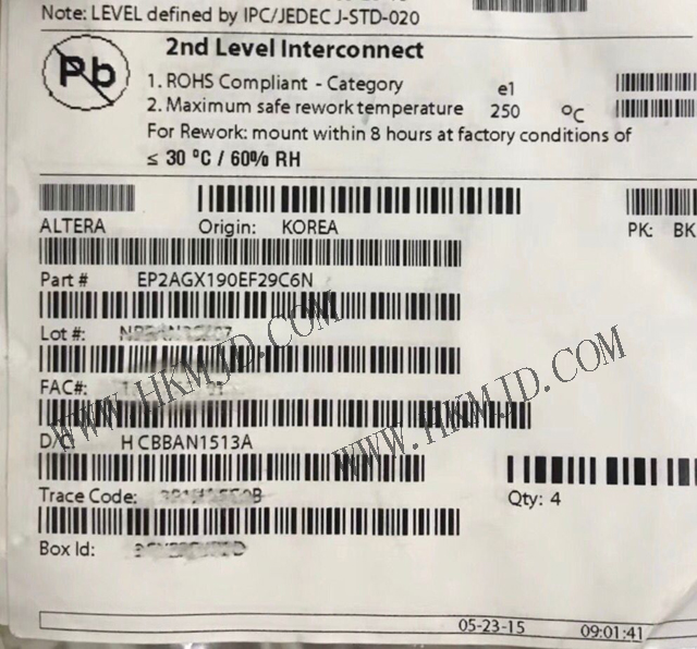 EP2AGX190EF29C6N