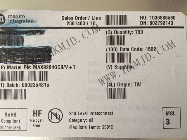 MAX9264GCB